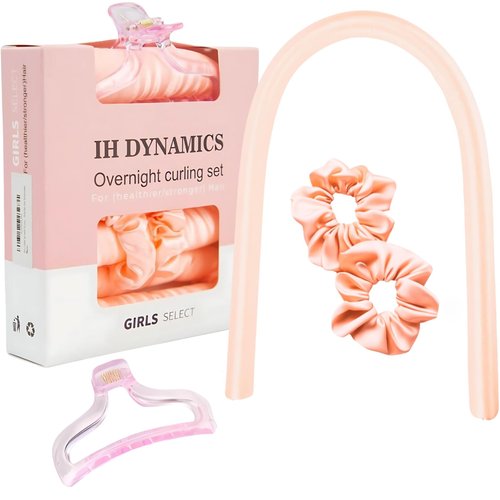 Heatless Hair Curler for Overnight Curls, No Heat Hair Curlers to Sleep In, Heatless Curling Rod for Soft Curls, Heatless Curls, Hair Curler No Heat, Easy Overnight Hair Curler for All Hair Types