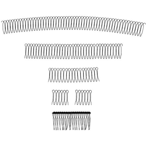 Beaupretty Hair Accessories: 5pcs Invisible Barrettes, Wavy Hair Clips, Bun Holder & Styling Tool for Girls and Women