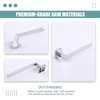 Bathroom Towel Holder 10.24", Angle Simple SUS304 Stainless Steel Hand Towel Rack, Open Arm Kitchen Towel Bar Wall Mount, Polished Chrome