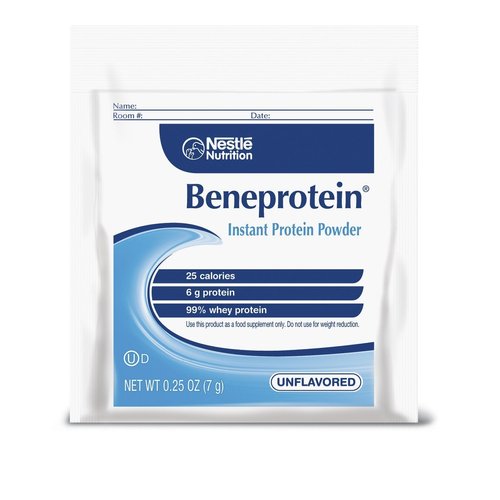 Resource Beneprotein Unflavored Instant Protein Powder, 7g, 75 packettes