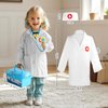Doctor Kit for Toddlers 3-5 Dress Up Toys for 2 3 4 Year Old Girls Pretend Kids Doctor Play Set with Doctor Costume Toy Stethoscope for 2 3 4 5 6 Year Old Girls Boys Christmas Birthday Gifts