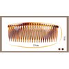 4 PCS Plastic Hair Comb Hair Clip Clamp Side Hair Comb Women Men Girls Bridal Wedding Veil Comb for Fine Hair Hair Accessory (5.1 inches 23 teeth)