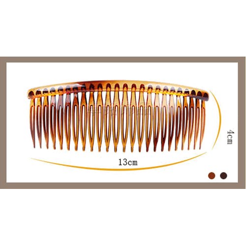 4 PCS Plastic Hair Comb Hair Clip Clamp Side Hair Comb Women Men Girls Bridal Wedding Veil Comb for Fine Hair Hair Accessory (5.1 inches 23 teeth)
