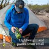 Klymit Static V2 Inflatable Sleeping Pad for Camping, Ultralight Hiking and Backpacking Air Bed, Green