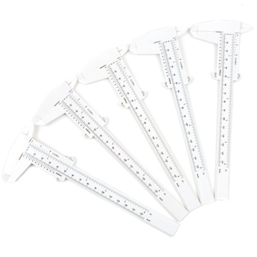 5 White Microblading Caliper Tool