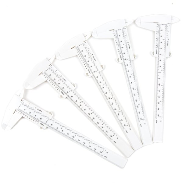 5 White Microblading Caliper Tool