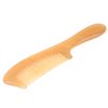 Breezelike Natural Sheep Horn Comb - No Static Handmade Wide Tooth Hair Comb - Professional Detangling Massage Comb with Gift Box