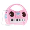 Kids Karaoke Machine with Microphone, Includes Musical Keyboard & Lights - Battery Operated Portable Singing Machine for Boys and Girls by Hey! Play!