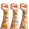 Desert Temporary Tattoos Camel Party Decorations Favors Supplies Summer Themed Cute Stickers 10 Sheets 100 PCS Gifts for Baby Girls Boys Class School Carnival