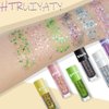 Glitter Gel for Face Hair Body Glitter Stick Mermaid Sequins for Kids Festival Glitter Carnival Masquerade Glitter Makeup Green