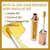 Generic 24k Golden Lip Serum | Hydrating Color-Changing Lip Gloss for Women - Moisturizing Lip Oil with Jojoba & Almond Oil, Vitamin E, for Dry Lips, 3 ml, Pink