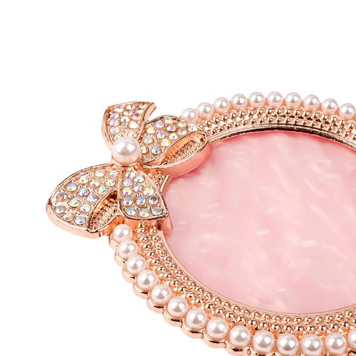 Biiange Nail Color Palette, Nail Color Palette Holder, Nail Japanese Pearl Bow Style Luxury Palette for Nail Salons for Women, Girls, Nail Polish Color Art Painted Nail Display Board (3Pcs Pink)