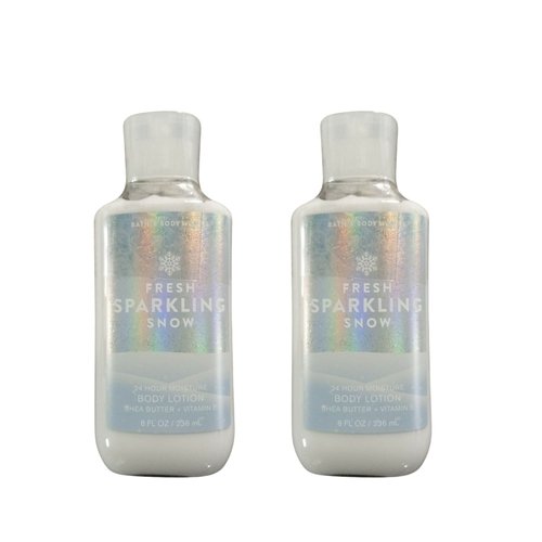 Bath & Body Works Gift Set of of 2 - 10 Fl Oz Shower Gel (Fresh Sparkling Snow) Packaging Varies