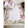Baby Floral Diaper Changing Pad Cover Cradle Mattress Sheets, Infant Stretchy Fabric Changing Table Cover Changing Mat Cover Baby Nursery Diaper Changing Pad Sheets (Floral)