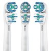 Oral-B Compatible Replacement Toothbrush Heads Double Clean for Oralb Braun Electric Toothbrush Replacement Heads for Oral B Pro, 1000, 8000, 9000, Sonic, Adults, Kids, Vitality, Dual (4)
