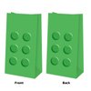 28 PCS Building Block Party Decorations Gift Bags for Building Block Party Supplies Birthday Party Decorations Party Favor Goody Snacks Treat Candy Bags for Kids Adults Birthday Party Decorations