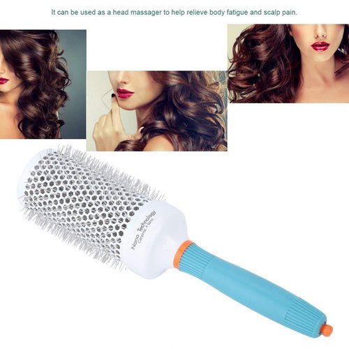 Round Brush, Round Hairbrush for Blow Drying Curling and Straightening Haidressing Salon Styling (53#)