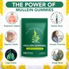 Tooffi Mullein Gummies for Lung Detox,2PACK Mullein Leaf herb Extract for Lung Cleanse Support, 2000mg Organic Mullein Herb Supplement for Daily Respiratory Health Gummies 60 Gummies