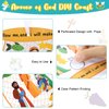 Outus 36 Set Religious Sunday School Crafts Armor of God DIY Craft Kit VBS Christian Crafts for Kids Bible Hanging Ornament Sunday School Paper Craft Sticker for Christmas DIY Activity Preschool