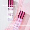 Lip Plumper Gloss 2 PCS, Natural Lips Plump Plumping Lip Oil, Lip Treatment for Dry Cracked Lips Reduces Lip Lines, Piña Colada Lips Plumpers, Mint &Cucumber Lips Moisturizer