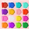 MKNZOME Nail Pigment Powder Palette, 16 Colors Solid Pigment Powder for Nails Set Pigmentos para Uñas, Nail Art Palette Manicure DIY Accessories