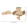Plush Dog Duck Toy, Teeth Grinding and Cleaning Bite Defiance Cotton Rope Squeaky Fine Craftsmanship Dog Toy for Dogs Puppies