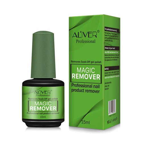 Gel Nail Polish Remover, Professional Gel Polish Remover, in 3-5 Mins Quickly Removes Soak off Gel Polish, Don't Hurt Nails 0.25fl Oz
