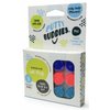 PUTTY BUDDIES Original Swimming Earplugs 3-Pair Pack (Purple/Teal/Magenta)