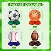 12pcs Sports Themed Birthday Party Decorations Sports Table Honeycomb Centerpieces Baseball Soccer Football Basketball Table Centerpieces Sports Themed Table Toppers Birthday Party Supplies for Boys