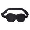Honbay 3D Funny Eyeshade Soft Sleep Eye Mask with Adjustable Head Strap for Travel, Game, Party, Rest, Sleeping, etc (for Man) Black