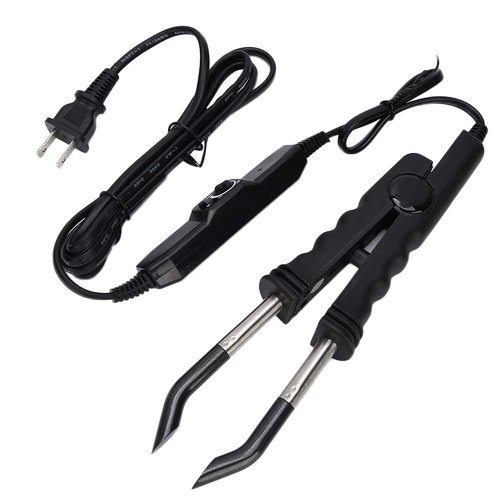 Hair Extension Connector Iron, Adjustable Temperature Hair ConnectorProfessional Hair Extensions Tool for Home and Salon Use Black US Plug 110V