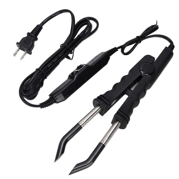 Hair Extension Connector Iron, Adjustable Temperature Hair ConnectorProfessional Hair Extensions Tool for Home and Salon Use Black US Plug 110V