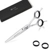 Hair Cutting Scissors Professional Barber Shears for Hair Cutting 6 Inch Sharp Haircut Scissors for Women Men Salon Japanese Stainless Steel with Fine Adjustment Tension Screw