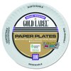 AJM Packaging Corporation Coated Paper Plates, 6" Dia, White, 100/pack, 12 Packs/Carton