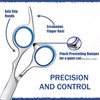 Hair Cutting Scissors Kit,27PCS Professional Stainless-Steel Sharp Barber Professional Hairdressing Shears Set with 6.5 Inch Cutting Scissors,Thinning Shears for Man Woman Adults Kids Home Salon