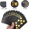 Merytes 2 Deck of Waterproof Poker Cards and Playing Cards with Flexible Plastic PVC Classic Trick Cards