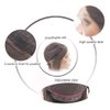 Kalisa Brown Lace Front Wigs Brown High Density Synthetic Wig Long Straight Brown Natural Color Glueless Wig Brown Wigs for Women Heat Resistant Fiber Soft Wigs for Daily Party 26Inch