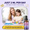 Kids Magnesium Liquid Drops-Magnesium Glycinate Liquid for Kids Supplement-w/L-theanine, Omega-3, Vitamin B6, D3 - for Sleep, Relaxation, Brain, Bones - Lemon Flavor, 2 Fl Oz