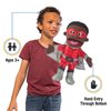 14" Superhero, Black Boy, Hand Puppet