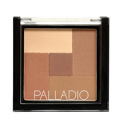 Palladio 2-In-1 Mosaic Powder Blush & Bronzer, Sun Kissed