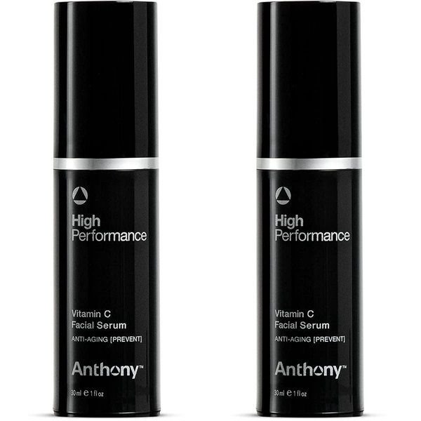 Anthony Vitamin C Serum for Face Anti Aging High Performance – Dark Spot Corrector for Face Brightening – Contains Polypeptides & Salicylic Acid, Support Natural Production of Collagen, 1Fl Oz, 2 Pack