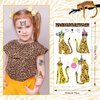 Cheetah Tattoos, Konsait 10 Sheets Cheetah Theme Tattoos Cheetah Party Favors, Pink and Yellow Cheetah Decor Cheetah Stickers for Cheetah Party Decorations Cheetah Birthday Decorations
