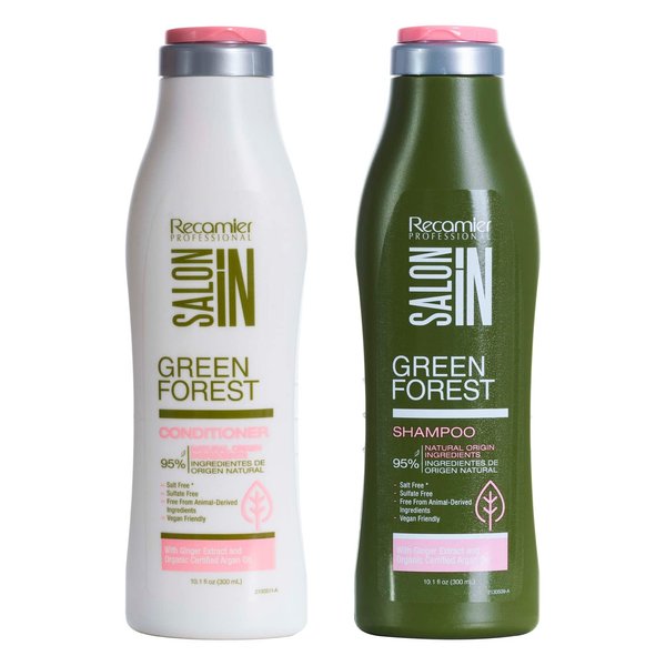 Recamier Professional Salon In Hair Care Treatment Set Organic Shampoo and Conditioner Sulfate Free 10.1 OZ