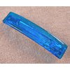 Stained Glass Barrette - Small 2.5" 65mm - Turquoise Blue Aqua Aquamarine Teal Transparent Solid Color Slide Clip Hair Accessories