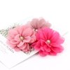 inSowni 20 Pack 9cm /3.5" Chiffon Flower Alligator Hair Clips Lined Duckbill Barrettes Hair Flower Bow Mexican Floral Hair Pins Accessories for Baby Girls Toddlers Kids Teens Women