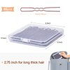 Hair Pins for Women, IKOCO 2.75 inch Hair Pins for Buns Brown U Shaped Hair Pins with Storage Box