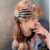 Halloween Skeleton Hand Hair Clips Horror Bone Claw Clips Hairpin Halloween Hair Accessories for Women Girls Zombie Bone Hair Barrettes for Cosplay Costume Halloween Party Hair Decorations