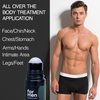 Seroflora For Men Razor Bumps Solution - Ingrown Hair Treatment for Men - Razor Bump Treatment for After Shave & Waxing - Roll-On for Face, Legs, Body (3.5floz)