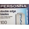 Personna Double Edge Razor Blades in White Wrapper 100 count