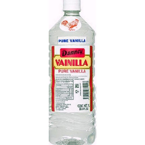 1 X Clear Danncy Pure Mexican Vanilla Extract From Mexico 33oz Each 1 Plastic Bottle Sealed by Danncy